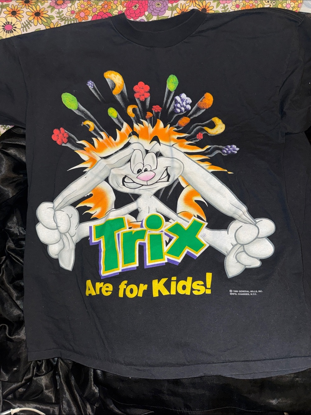 Vintage 1996 Trix Cereal “Trix are for Kids” Tulex T -Shirt!!
